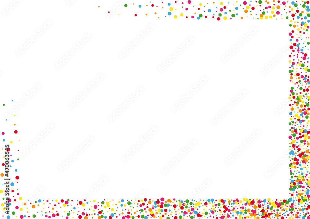 Blue Confetti Design Illustration. Round Graphic Blue Confetti Design Illustration. Round Graphic