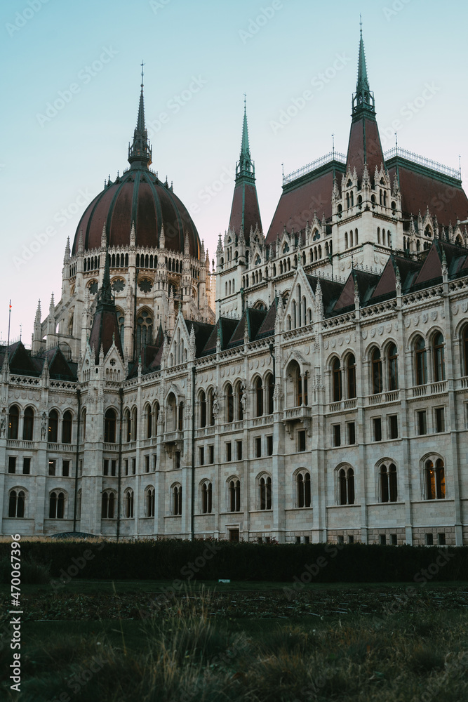 Budapest, Hungarian Parliament Building in Autumn
