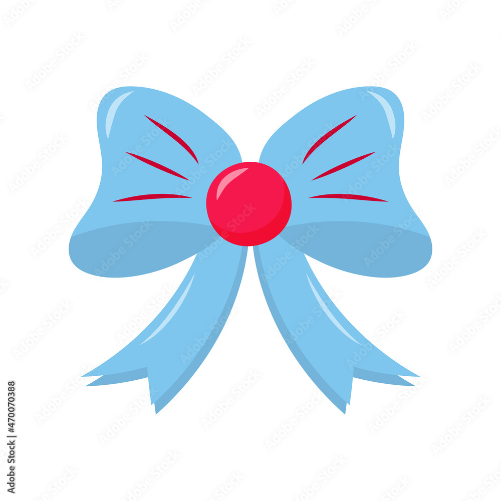 Fototapeta premium Beautiful bow icon. Vector illustration.