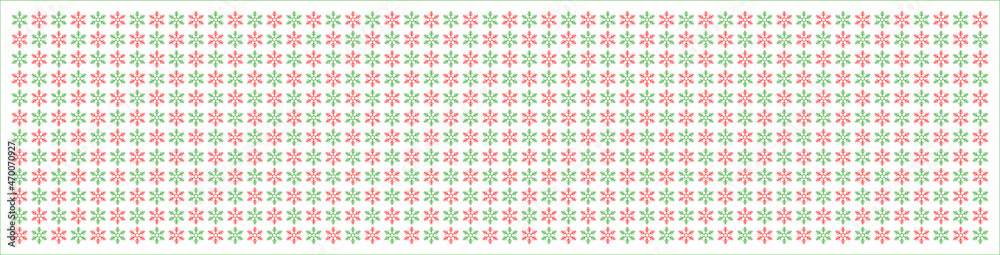 Line pine leaves green and red color on white paper snow Pattern for background copy write postcard Christmas day, greeting card, textile Fabric Line pine leaves green and red color on white paper snow Pattern for background copy write postcard Christmas day, greeting card, textile Fabric