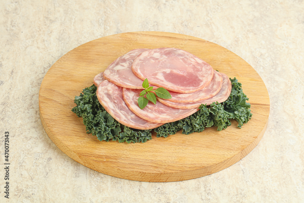 Italian pork salami sausage - Napoli Italian pork salami sausage - Napoli