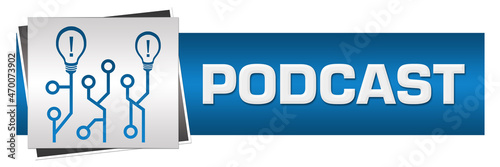 Podcast Circuit Bulbs Blue Grey Horizontal 