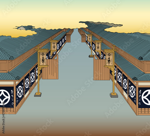 浮世絵　建物　その21
