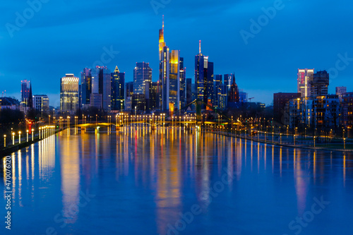 Skyline Frankfurt Nachts
