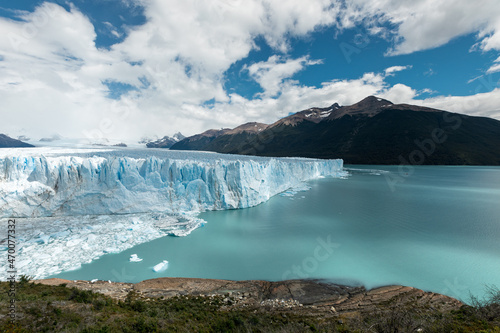 View of the lake and Perito Moreno Glacier