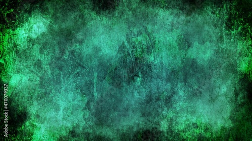 Abstract background painting art with green grunge texture paint brush for December sale poster, banner, website, phone case design.