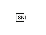 SNI letter initial logo design vector illustration