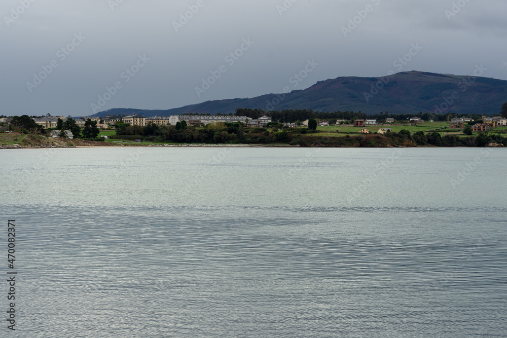 Foz, a maritime village in Lugo, Galicia. Atlantic Ocean. High quality photo