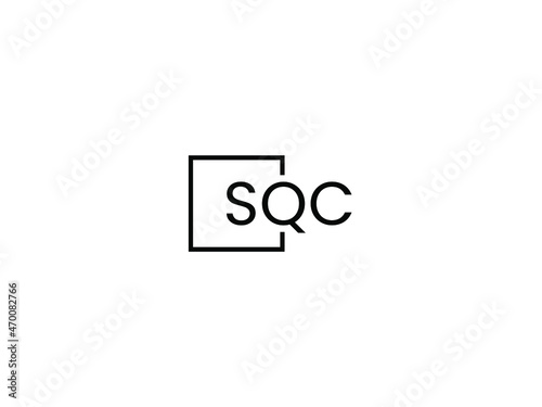 SQC letter initial logo design vector illustration