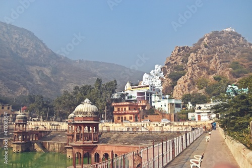 ancient monuments in alwar rajasthan  photo