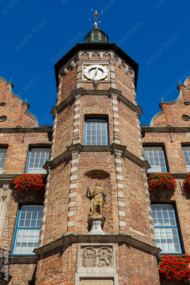 Obraz premium City hall, Designt by Gabriel de Grupello, Düsseldorf, North Rhine Westphalia, Germany