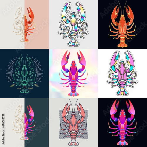 Abstract fish illustration