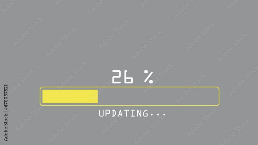 Line progress bar with percent counter on ultimate grey background. Animation Line progress bar with percent counter on ultimate grey background. Animation