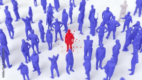 infection cannot spread due to herd immunity in society