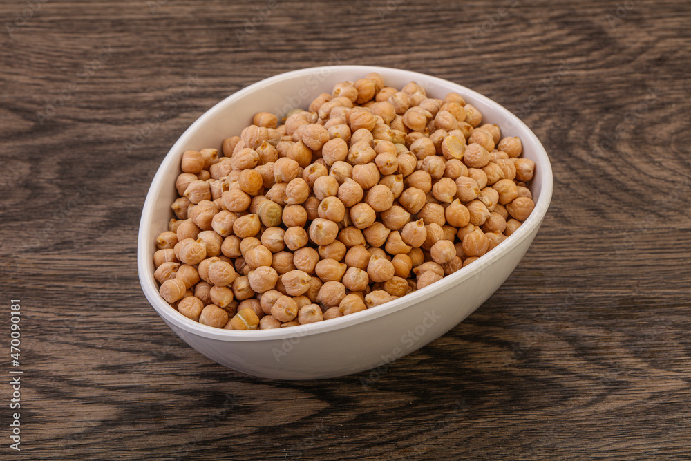 Vegan cuisine - Dry chickpea heap Vegan cuisine - Dry chickpea heap