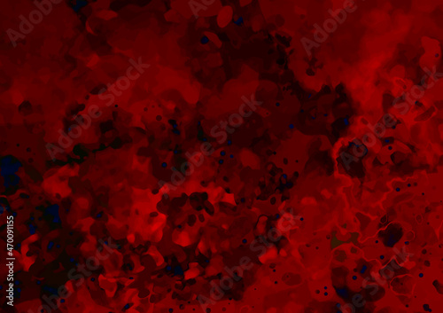 赤い幻想的な水彩テクスチャ背景 