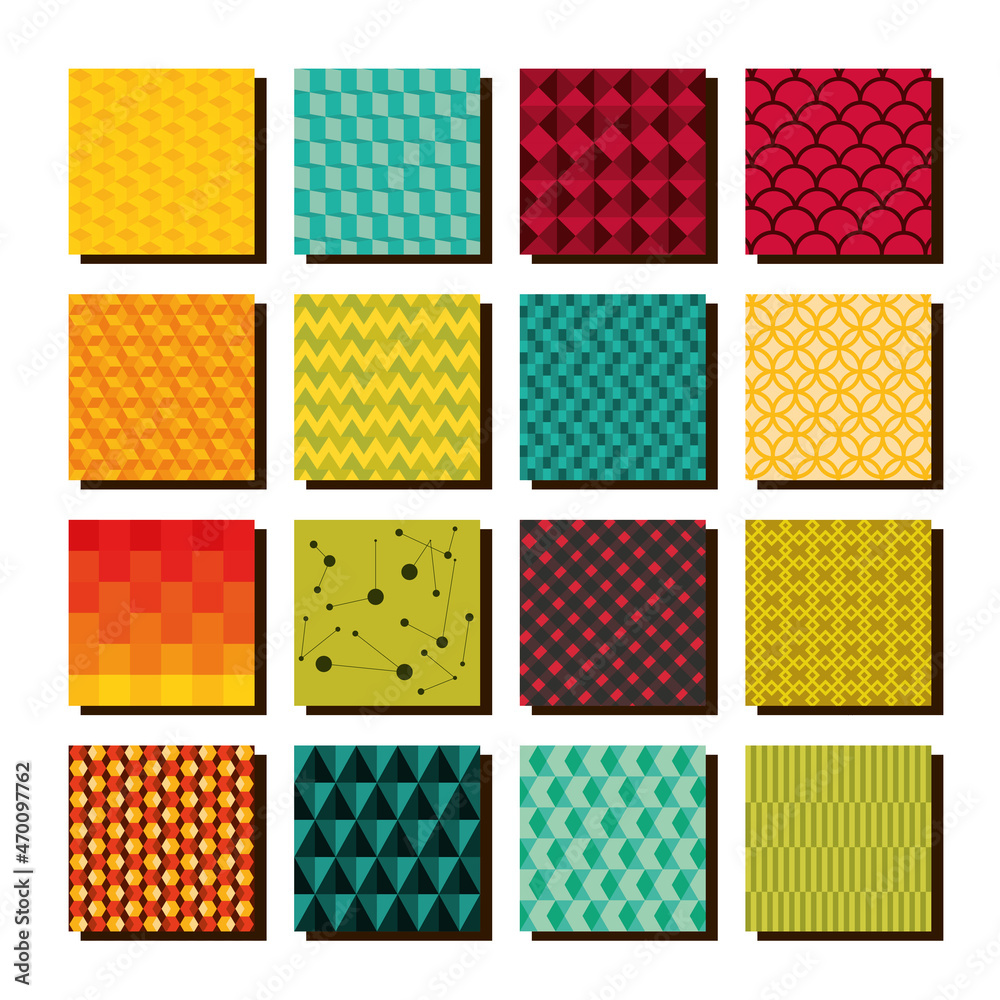 set of seamless patterns set of seamless patterns