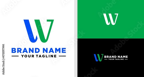 WV LOGO MONOGRAM UNUSUAL LUXURY EDITABLE