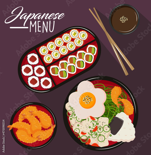 japanese menu restaurant