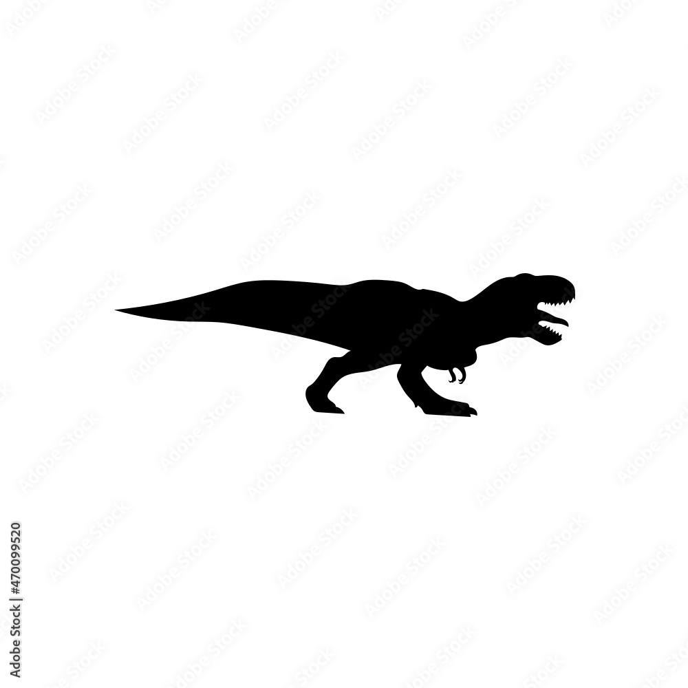 Dinosaur silhouette