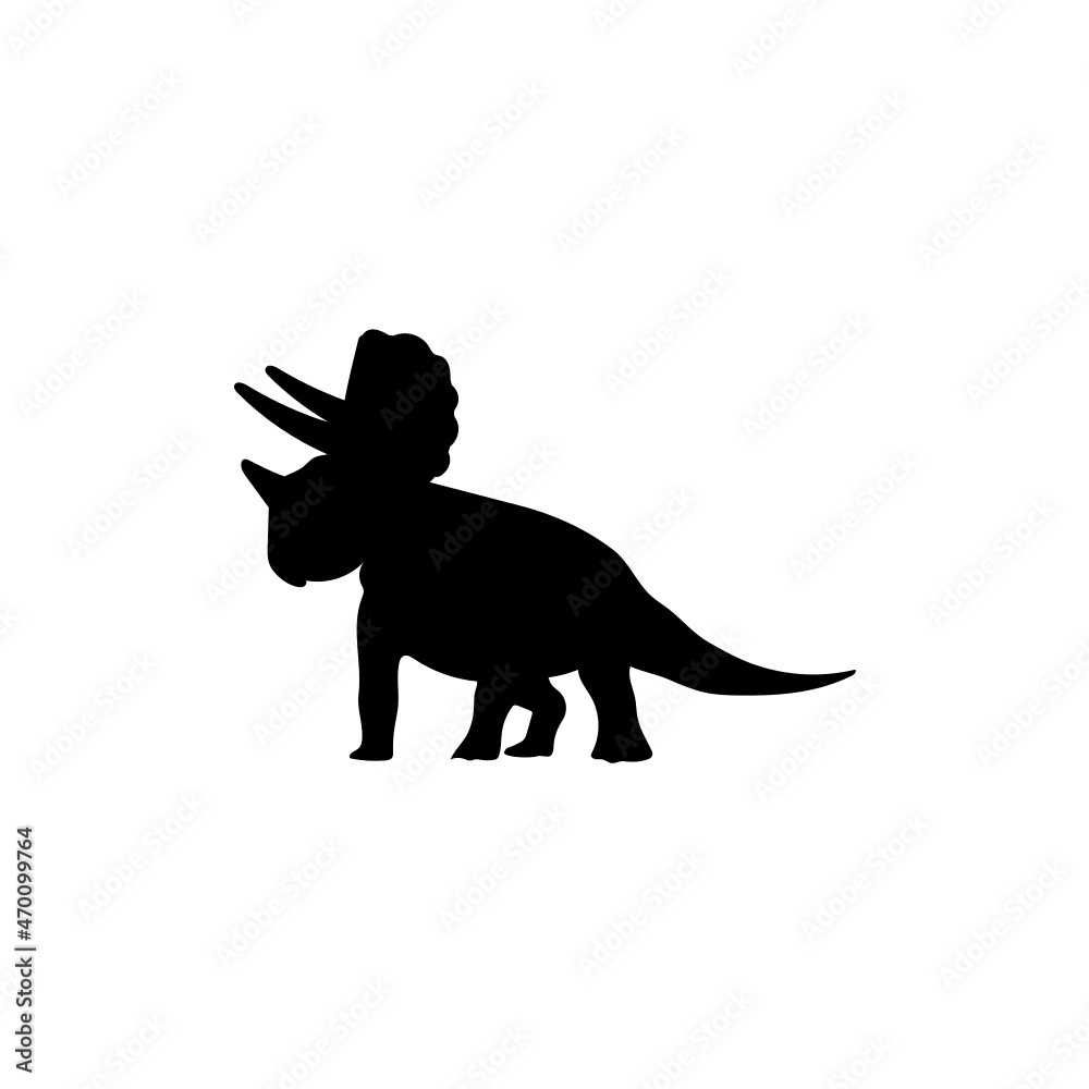 Fototapeta premium Dinosaur silhouette