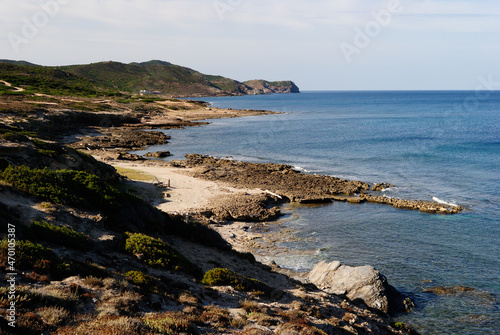 Veduta della costa di Porto Palmas