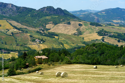 Rural landscape near Verucchio and San Marino, Emilia-Romagna photo