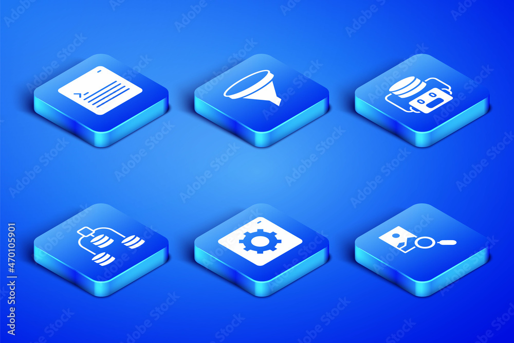 Set Photo retouching, Web developer programming code, Computer api interface, Server, Data, Funnel or filter and Artificial intelligence robot icon. Vector
