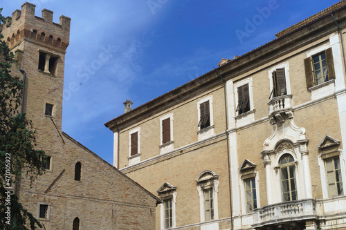 Palazzo Malatestiano, historic palace of Fano, Italy