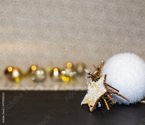 Christmas balls and stars