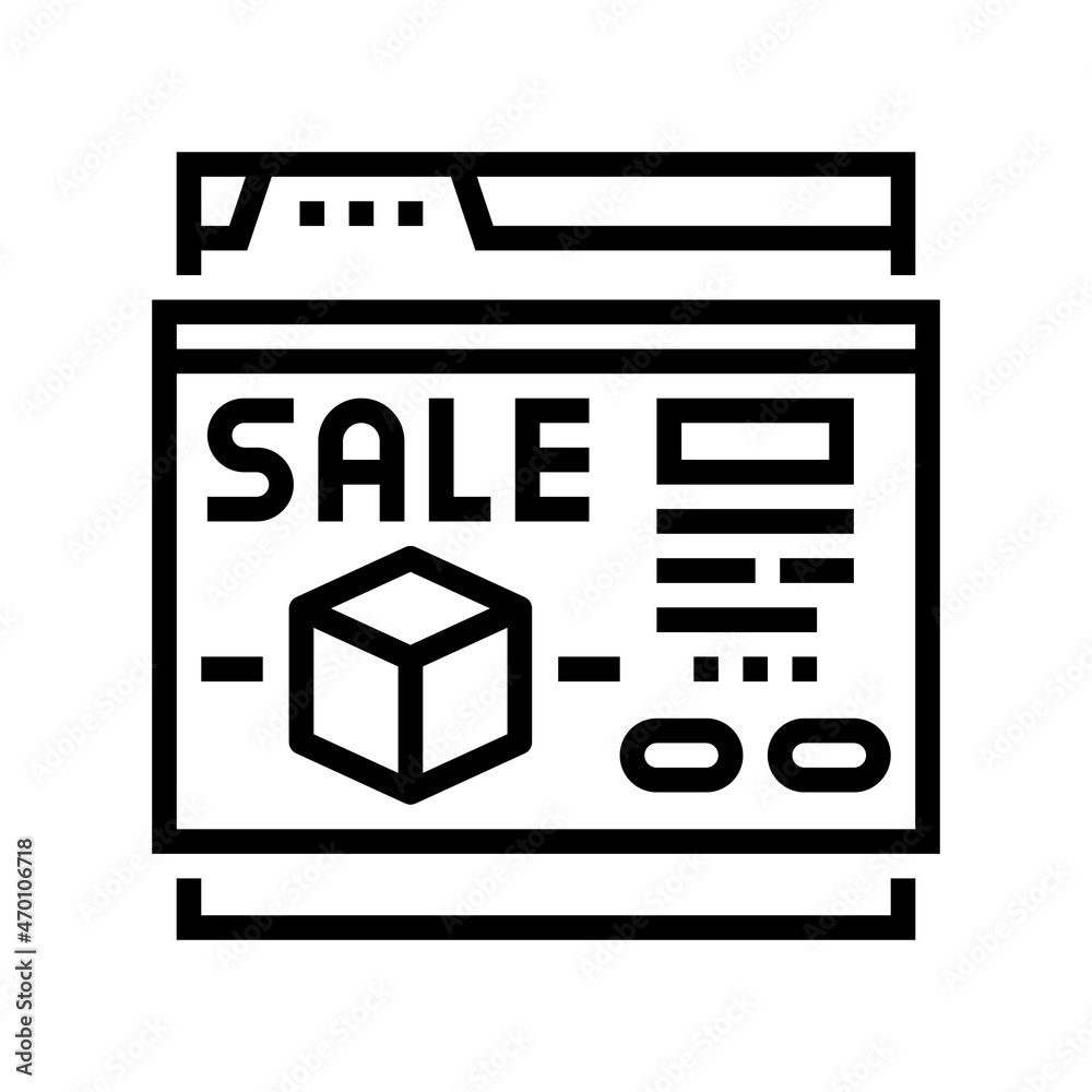 special offer line icon vector. special offer sign. isolated contour symbol black illustration special offer line icon vector. special offer sign. isolated contour symbol black illustration