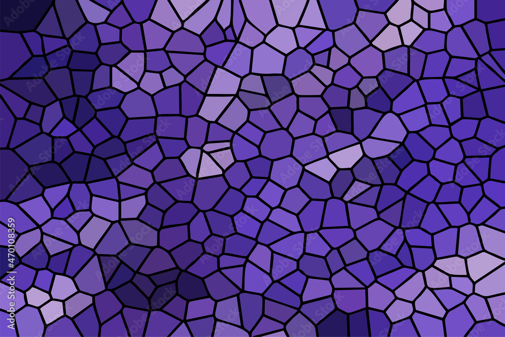 Multicolor Broken Stained Glass Background