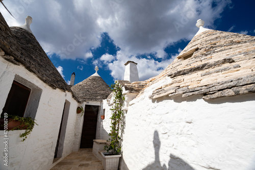 Trulli of alberobello in itria valley, apulia, italy