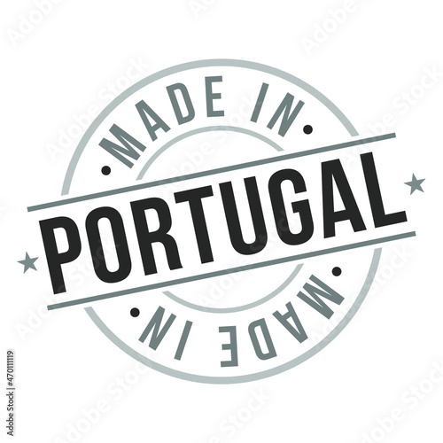 Made In Portugal Stamp Logo Icon Symbol Design. Seal Badge National Product vector.
