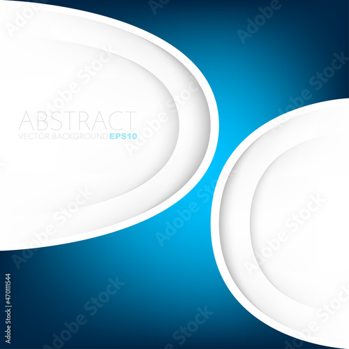 white plate on blue