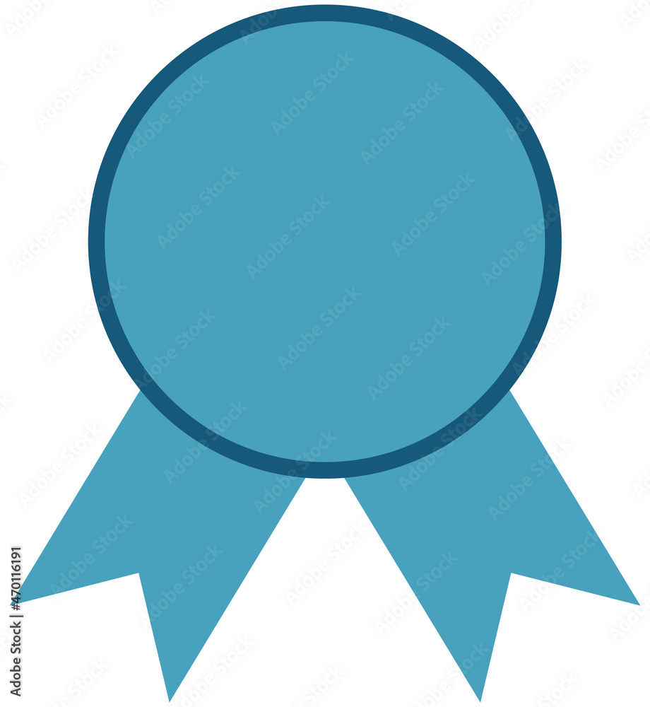 blue badge with ribbon blue badge with ribbon