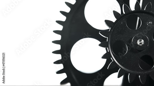 Retro Grunge Industrial Mechanic Clock Gears