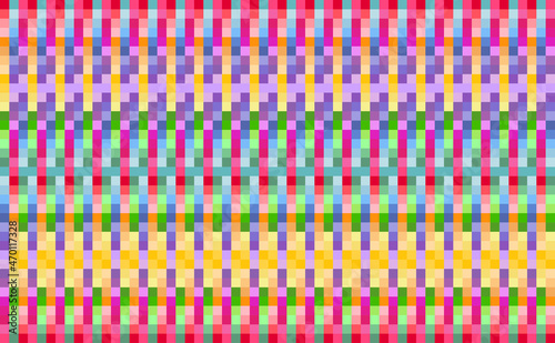 Colorful abstract background made of multicolored squares. Vector illustration