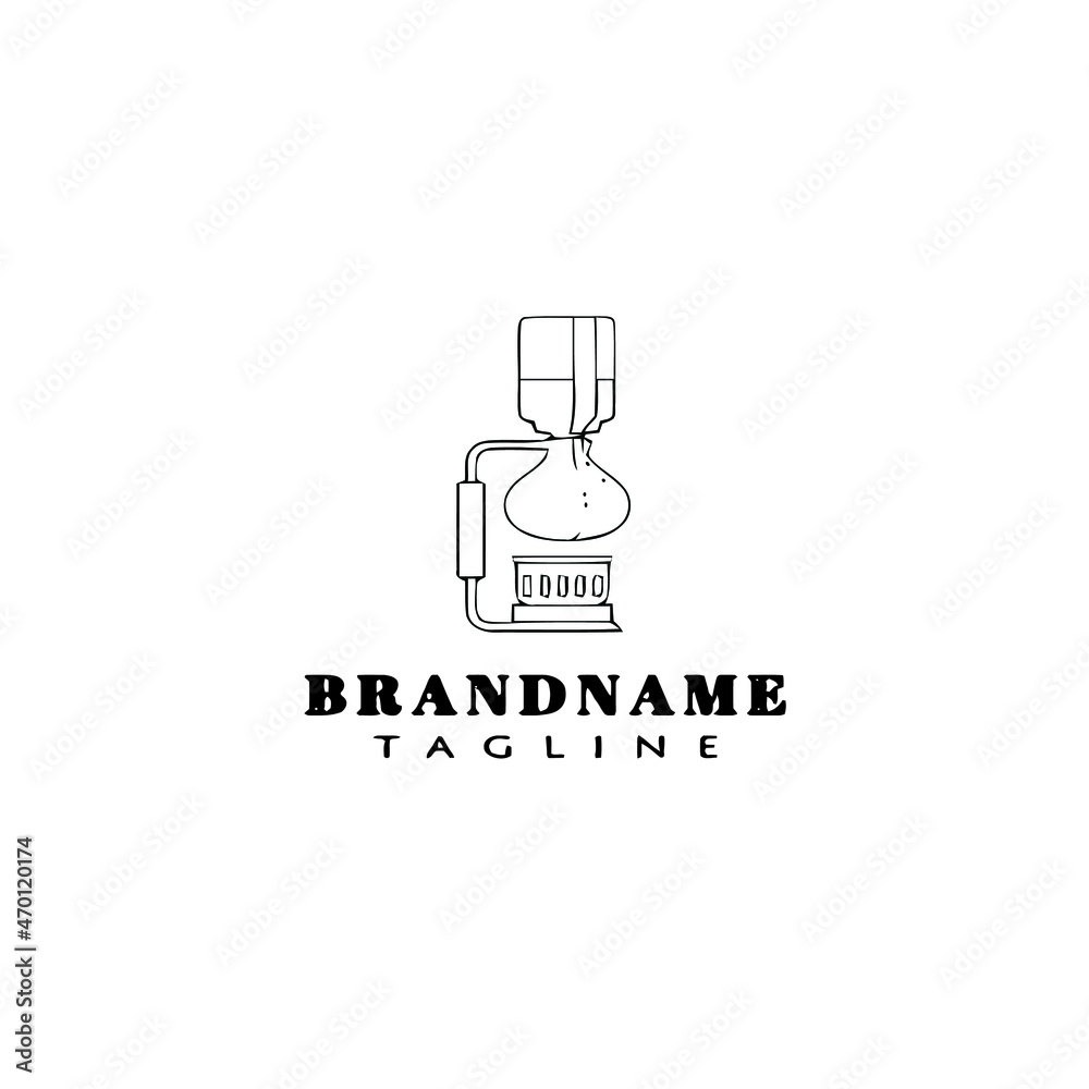 coffee grinder logo cartoon icon design black isolated vector illustration coffee grinder logo cartoon icon design black isolated vector illustration
