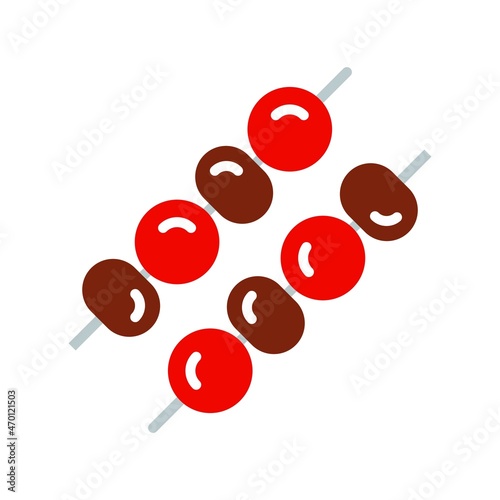 Kebab  Flat Vector Icon Design