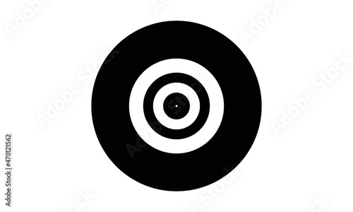 Target icon on white background