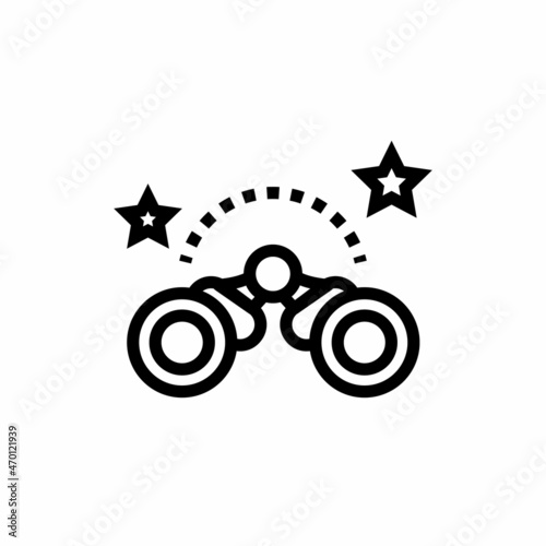OBSERVATION icon in vector. Logotype