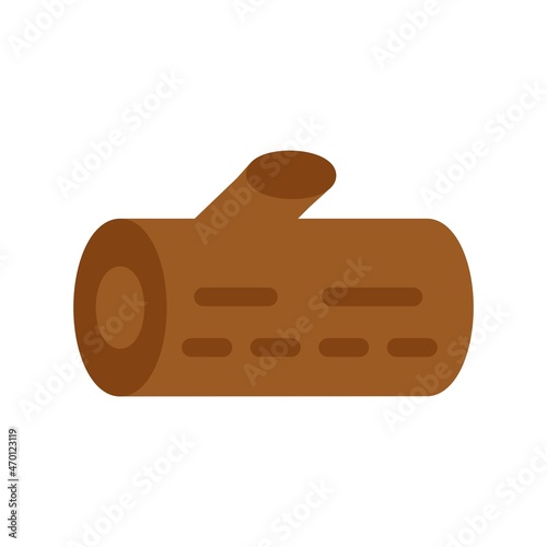 Wood Flat Vector Icon Design