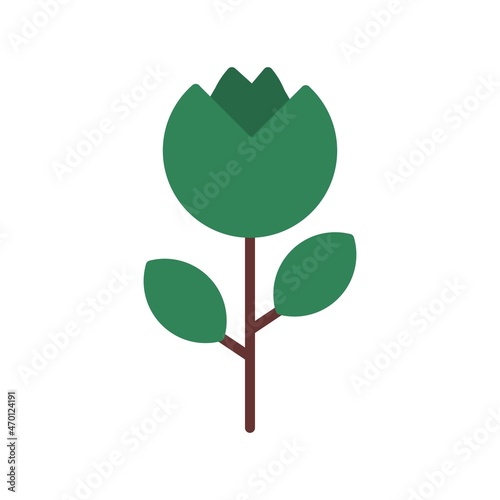 Flower Flat Vector Icon Design