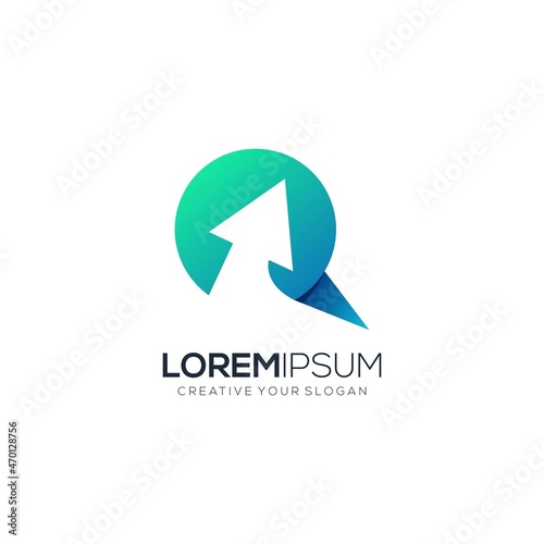 Free Download Modern colorful logo letter R business consulting - GFXLoad