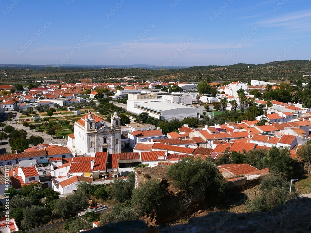 Eglise Igreja Matriz à Portel au Portugal Alentejo