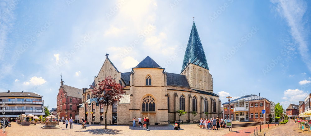 Sankt Georg Kirche, Bocholt, Nordrhein-Westfalen, Deutschland 