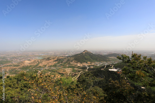 Wufeng mountain natural scenery, Changli County, Hebei Province, China photo