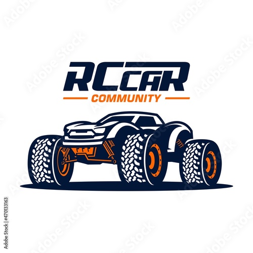 RC monster truck logo