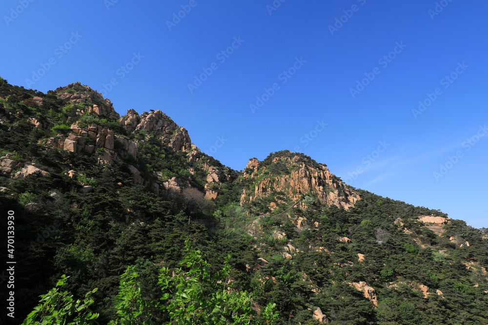 Wufeng mountain natural scenery, Changli County, Hebei Province, China